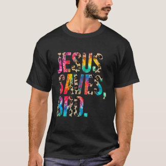 Camiseta Jesús Salvó al hermano Tie Dye Fe Cristiana Jesús 