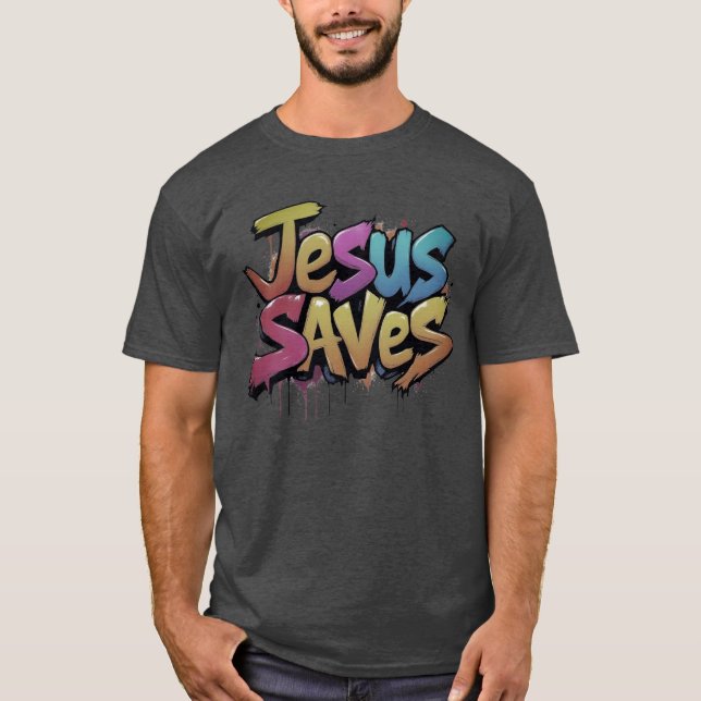 Camiseta Jesus Saves (Anverso)