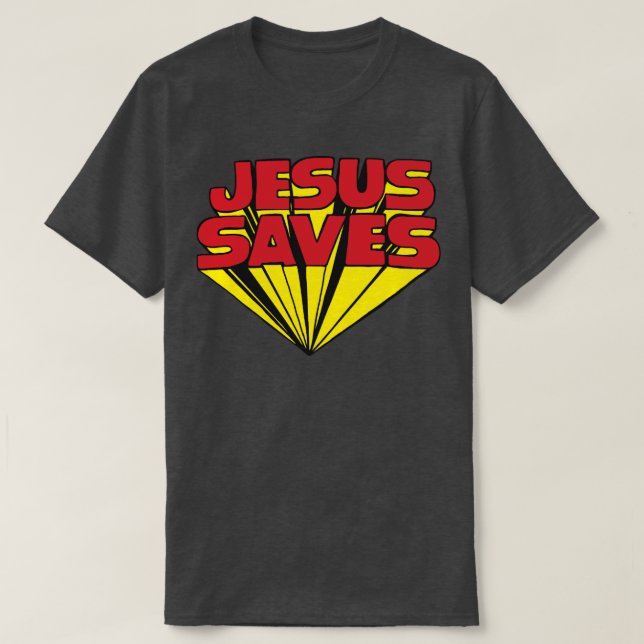 CAMISETA JESUS SAVES (Diseño del anverso)