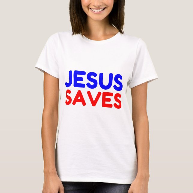 CAMISETA JESUS SAVES (Anverso)