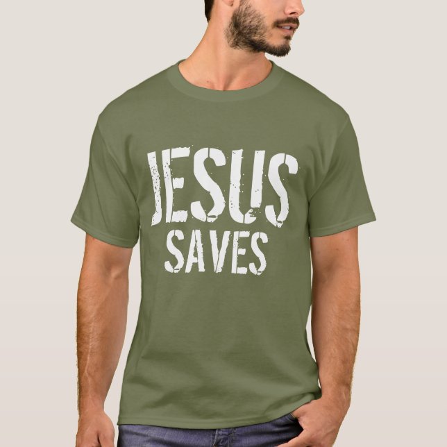 Camiseta JESUS SAVES T-Shirt (Anverso)