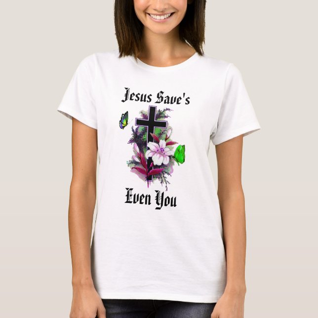 Camiseta Jesus Save's t Shirt 6 (Anverso)
