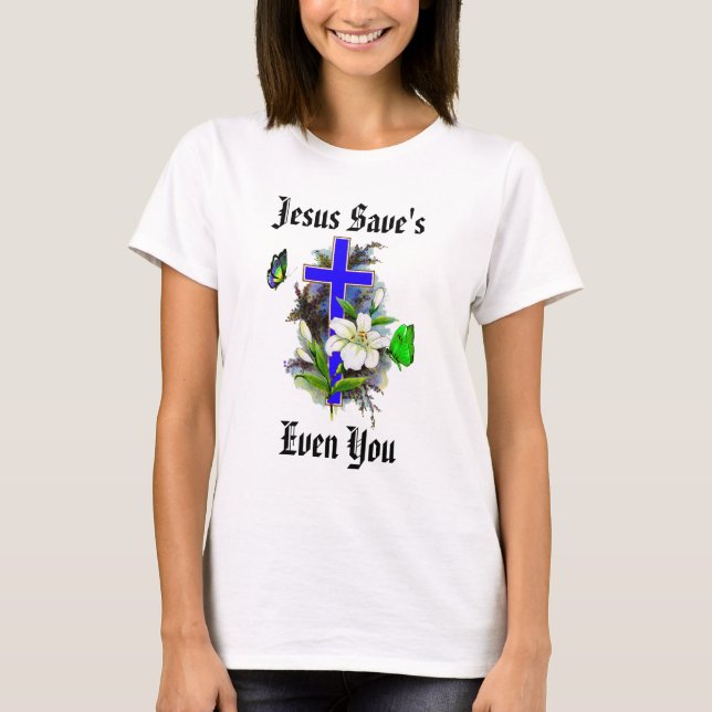 Camiseta Jesus Save's t Shirt 9 (Anverso)