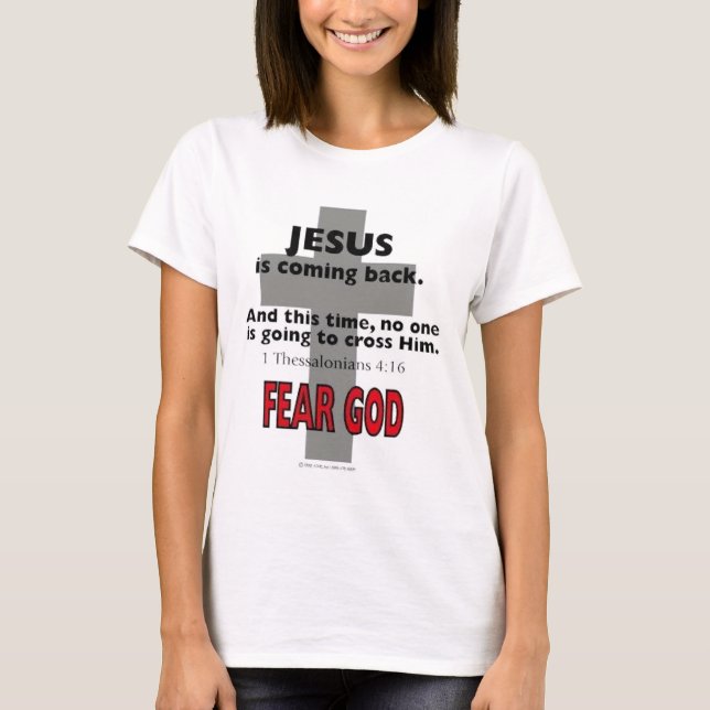 Camiseta Jesús se está volviendo (Anverso)