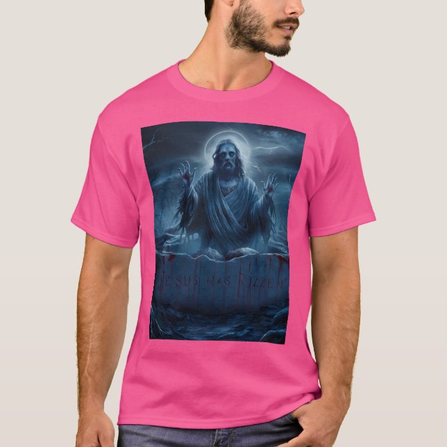Camiseta Jesús Se Ha Echado. Jesus Zombie Funny (Anverso)