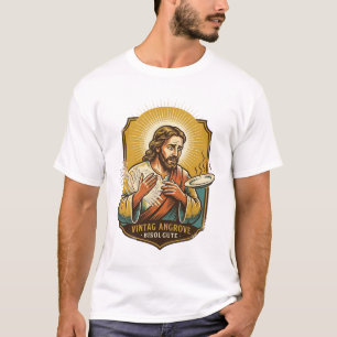 Camiseta Jesús se quemó el dedo al sacar el plato del micro