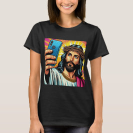 Camiseta ¡Jesús selfie una camiseta!