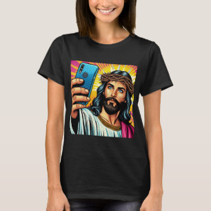 Camiseta ¡Jesús selfie una camiseta!