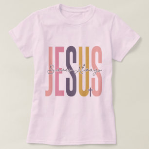 Camiseta Jesús siempre salva