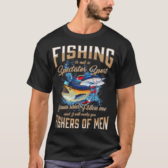 Camiseta Jesús Sígueme Cristo Discípulo Pescador de Hombres (Anverso)