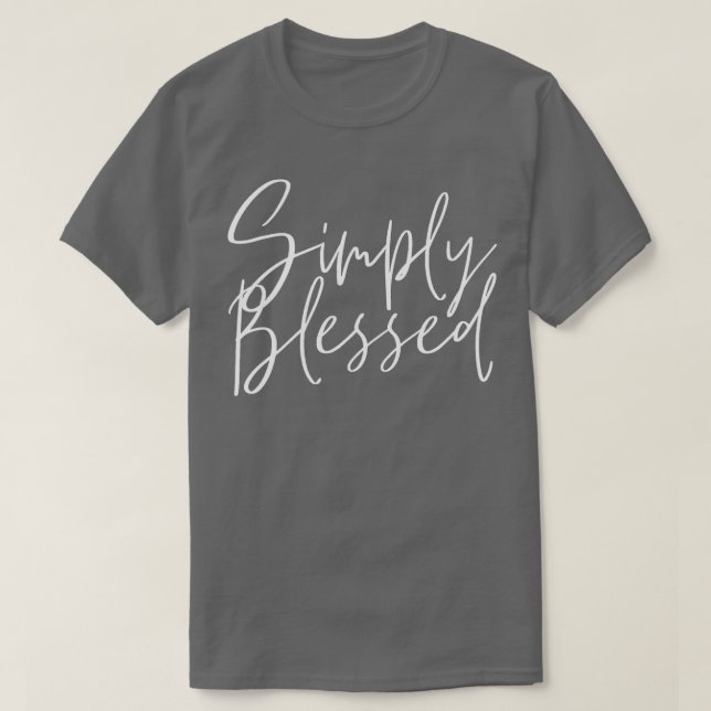 Camiseta Jesus Simply Blessed Jesus Christ (Diseño del anverso)