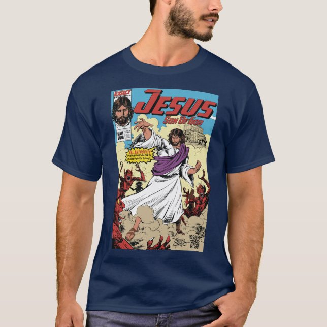 Camiseta Jesus Son of God Comic Cover All Auity family fami (Anverso)