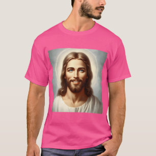 Camiseta Jesús Sonriente Jesucristo Jesús Cara al Señor Chr