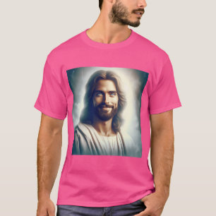 Camiseta Jesús Sonriente Jesucristo Jesús Cara al Señor Chr