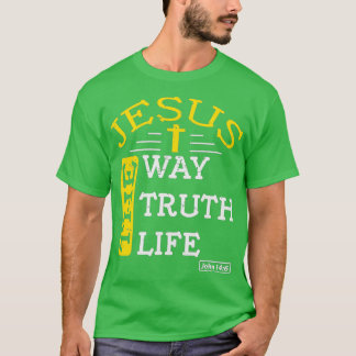 Camiseta Jesús Soy La Forma De La Verdad La Vida 1