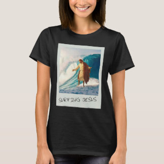 Camiseta Jesús Surfeando Jesús Cristiano