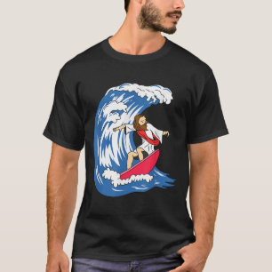 Camiseta Jesús Surfing Fundido Jesús
