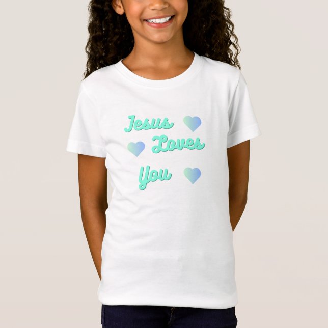 Camiseta Jesús te ama (Anverso)