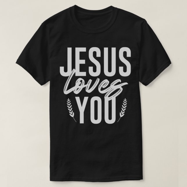 Camiseta Jesús te ama (Diseño del anverso)