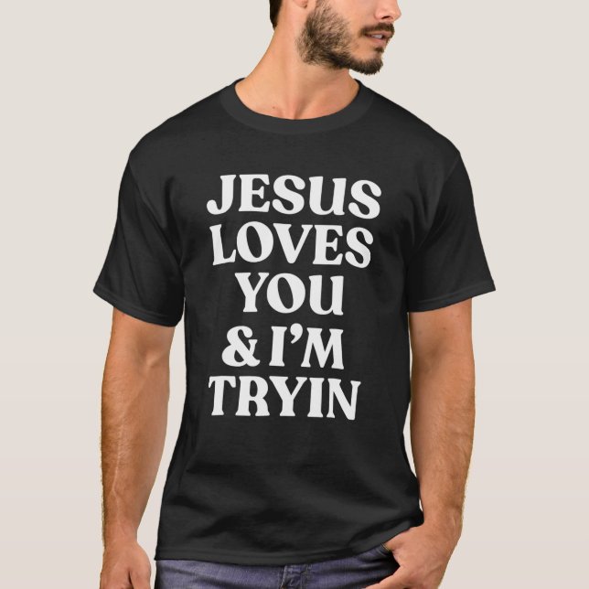 Camiseta Jesús te ama (Anverso)