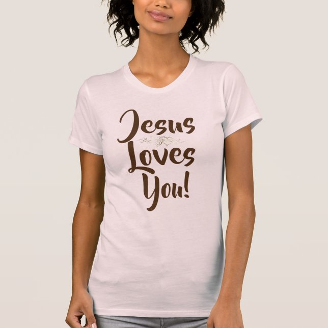 Camiseta Jesús te ama (Anverso)