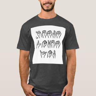 Camiseta Jesús te ama ASL