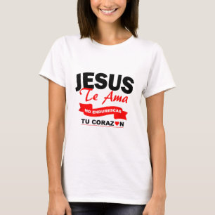 Camiseta jesus te ama camisas cristianas