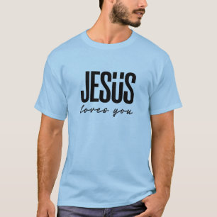 CAMISETA JESUS TE AMA   CRISTIANO
