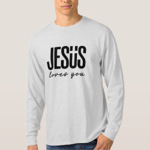 CAMISETA JESÚS TE AMA   CRISTIANO