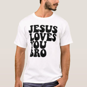 Camiseta Jesús Te Ama Hermano Cristiano Jesús Te Ama