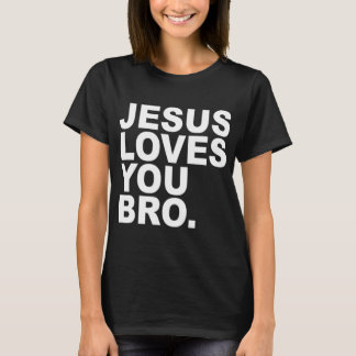 Camiseta Jesús Te Ama Hermano Fe Cristiana