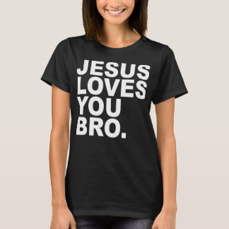 Camiseta Jesús Te Ama Hermano - Fe Cristiana Pullover Hoo