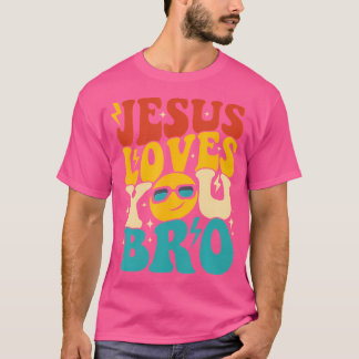 Camiseta Jesús te ama hermano Jesu religioso cristiano