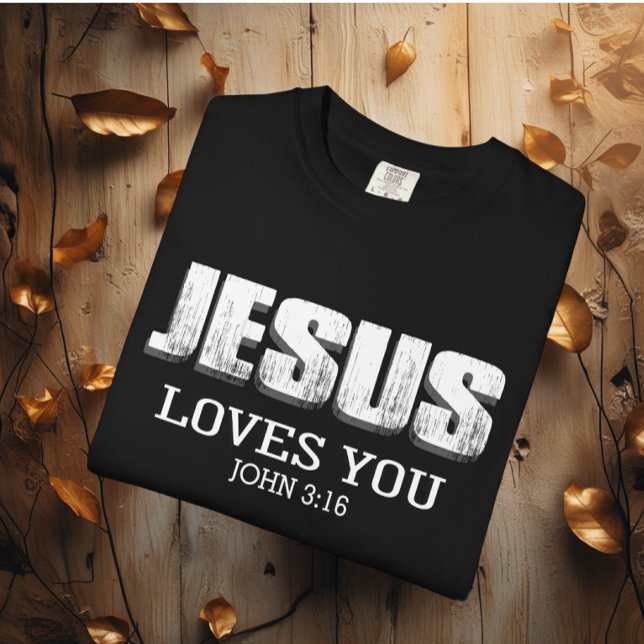 Camiseta Jesús Te Ama La Biblia Motivacional (Subido por el creador)