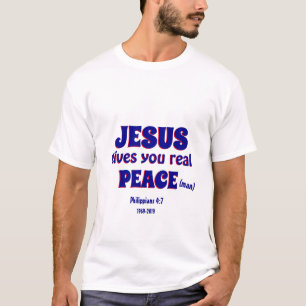Camiseta JESÚS TE DA VERDADERA PAZ (HOMBRE) 50 Aniversario