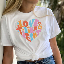 Camiseta Jesus Tee, Cristiano Motivacional, Amor como Jesús