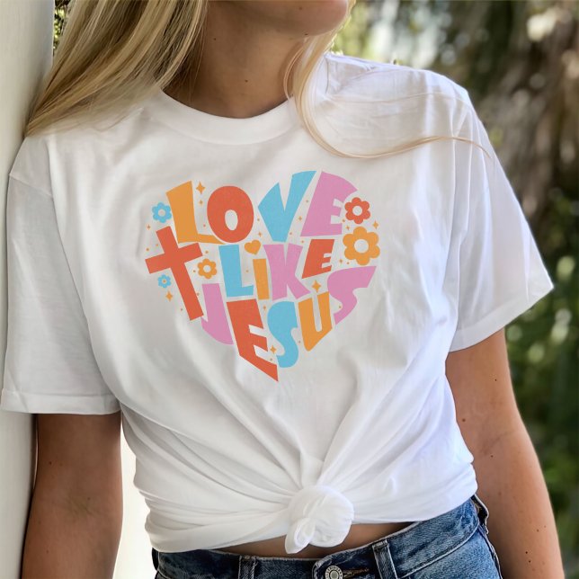 Camiseta Jesus Tee, Cristiano Motivacional, Amor como Jesús (Subido por el creador)