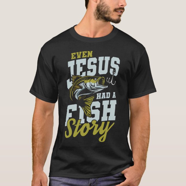 Camiseta Jesús tenía historia de pescado (Anverso)