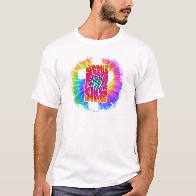 Camiseta Jesús teñió para sus pecados (Anverso)