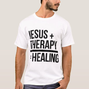 Camiseta Jesús Terapia Curar Cute Fe Cristiana Religio