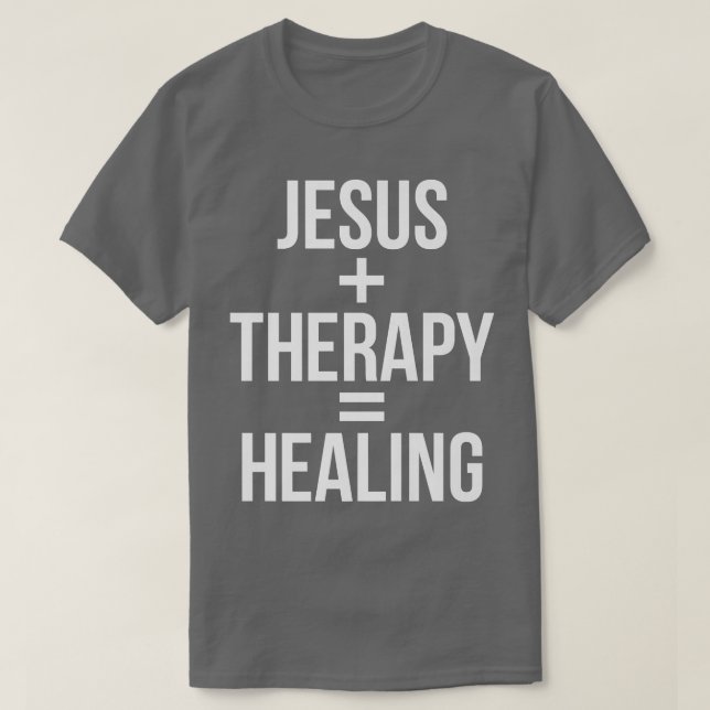 Camiseta Jesus Therapy Healing Premium (Diseño del anverso)