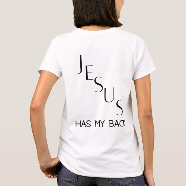 Camiseta Jesús Tiene La Espalda (Reverso)