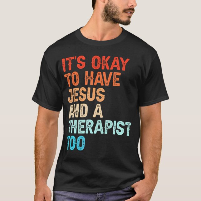 Camiseta Jesús Tiene Mi Espalda Cristiana Jesús Religioso ( (Anverso)
