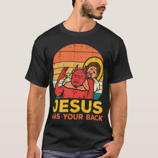 Camiseta Jesús Tiene Su Espalda Jiu Jitsu Christian