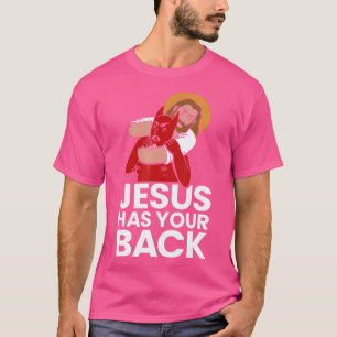 Camiseta Jesús tiene tu espalda Christian Jiu-Jitsu Jew Jit