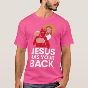 Camiseta Jesús tiene tu espalda Christian Jiu-Jitsu Jew Jit