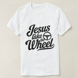 Camiseta Jesús toma el timón - Graciosa fe cristiana