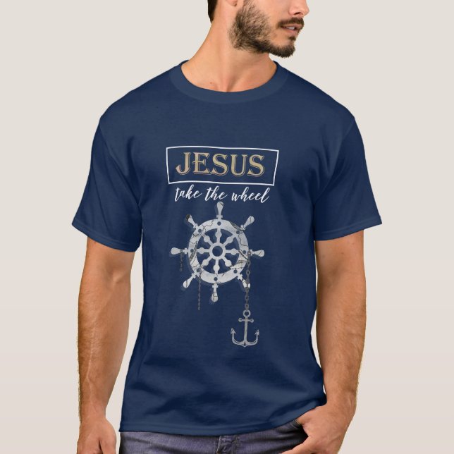 Camiseta Jesús toma la rueda (Anverso)