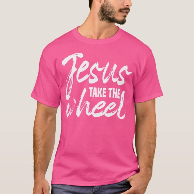 Camiseta Jesús Toma La Rueda Fe De Los Ingenieros Religioso (Anverso)