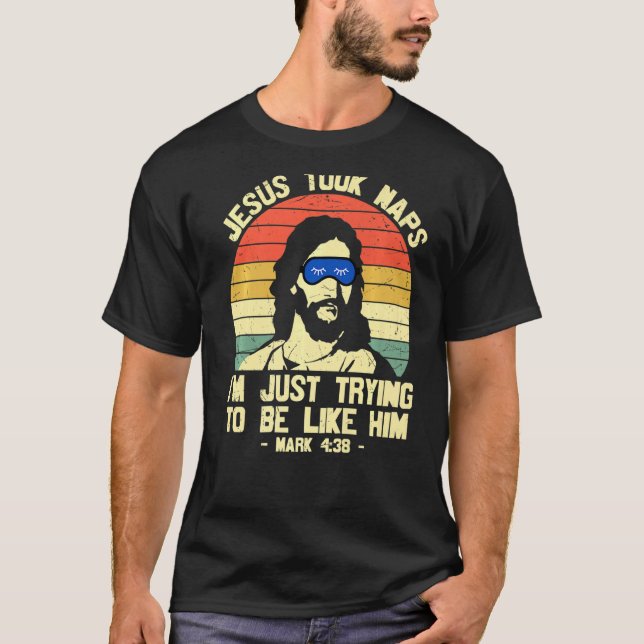 Camiseta Jesús Tomó Las Napas Como Jesús Biblia Verse Mamáe (Anverso)
